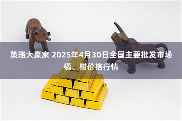 策略大赢家 2025年4月30日全国主要批发市场橘、柑价格行情
