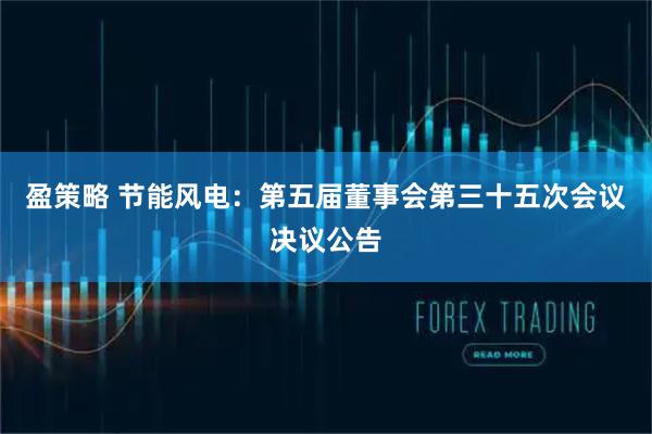 盈策略 节能风电：第五届董事会第三十五次会议决议公告